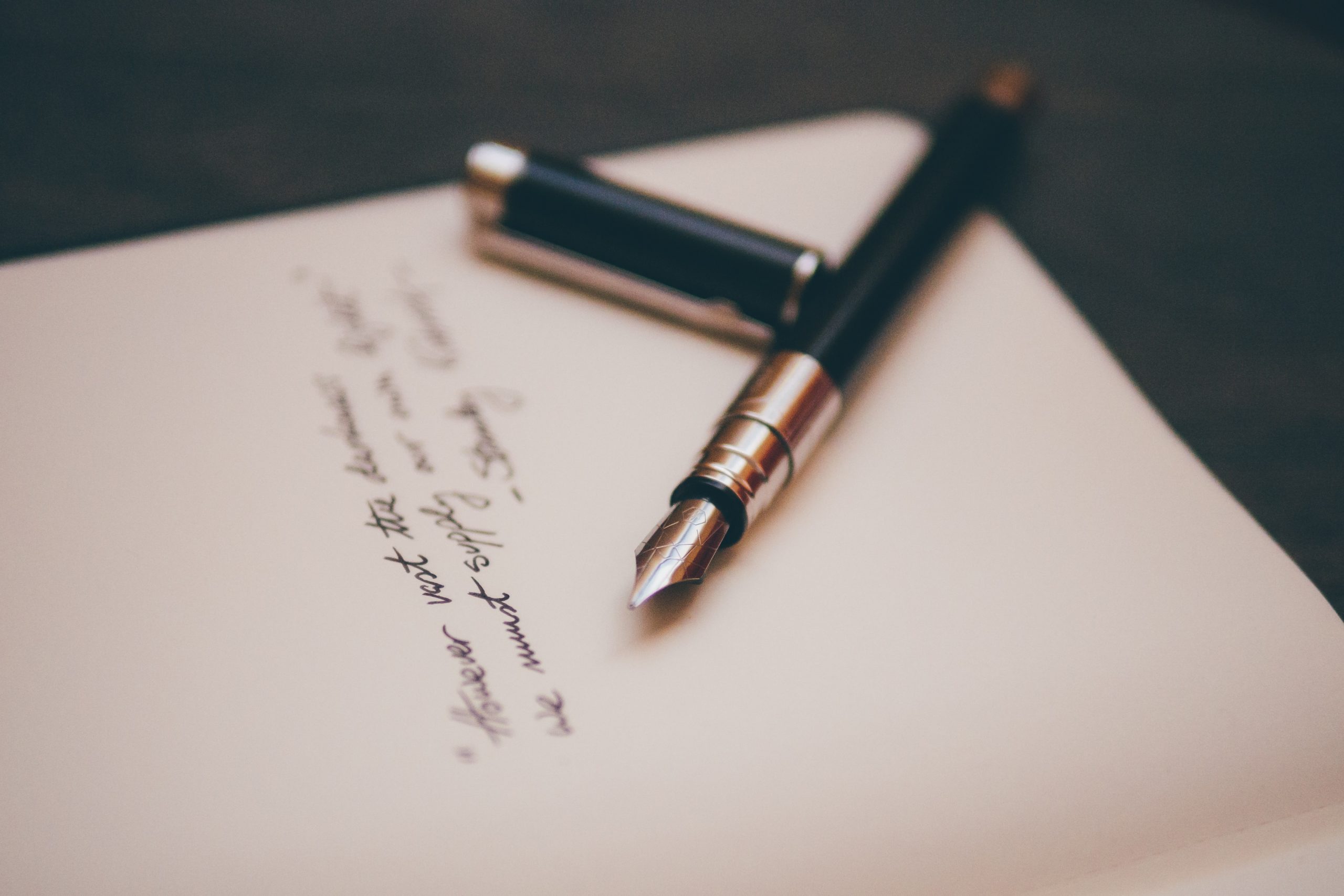 pen and paper